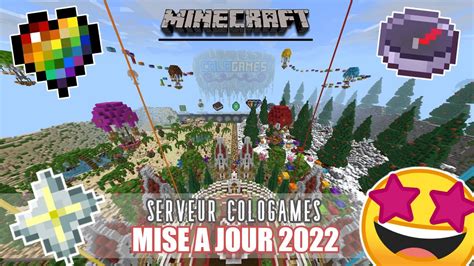 Minecraft Mise A Jour Du Serveur Mini Jeux Cologames Youtube