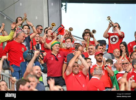 Euro 2016 Wales V Slovakia Welsh Football Fans Literally Blow Their