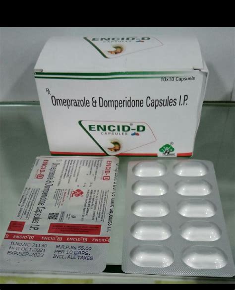 Omeprazole Domperidone Capsules Inr Box By H L Healthcare Pvt