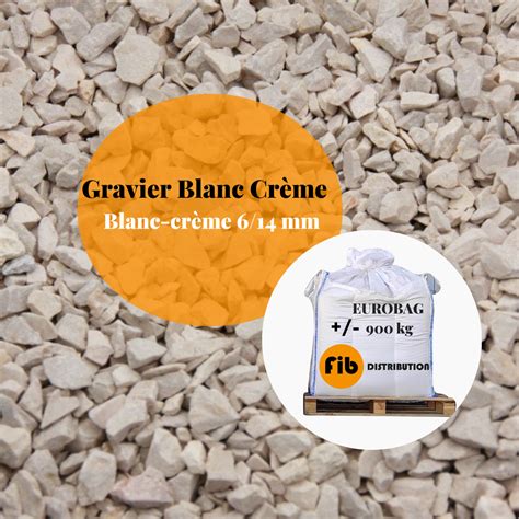 Gravier Blanc crème 6 14 en EuroBag 900 kg Leroy Merlin