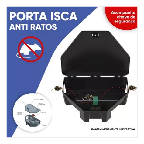 Armadilha Porta Isca Ratoeira Para Rato E Camundongo Nf Mercadolivre