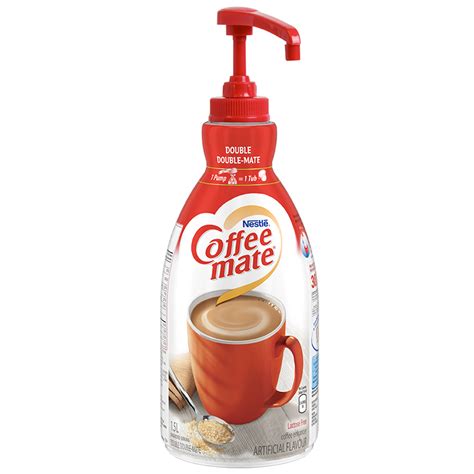 Nestlé Coffee Mate Liquid Creamer Pump Action Bottle Double Double 15 L 2cs Grand And Toy