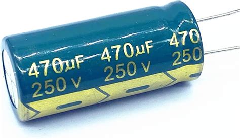 2pcs High Frequency Low Impedance 250v 470uf Aluminum Electrolytic Capacitor Size 18 40 470uf