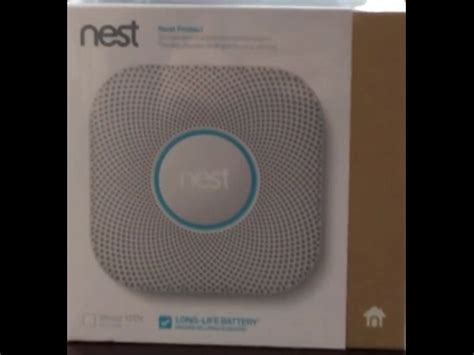 Nest Protect Smoke And Carbon Monoxide Alarm Detector Nd Gen Unboxing