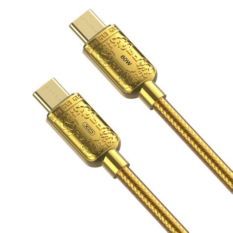 XO NB Q217B USB C Kabel 1m USB C USB C Guld 39 DKK