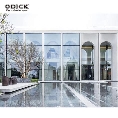 Odick 2023 Top Bright Glass Aluminium Curtain Wall Exterior Building