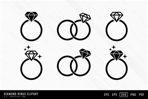 Wedding Ring Svg Bundle 2018562