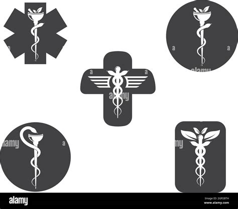 Medical Snake Vector Icon Illustration Stock Vector Image Art Alamy