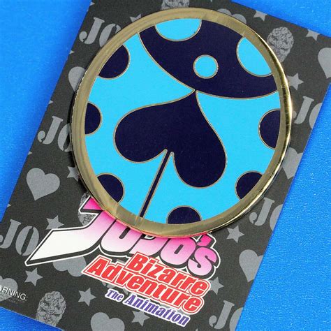 Jojos Bizarre Adventure Golden Wind Giornos Brooch Pin Figure Anime Blue Ver 3932180692