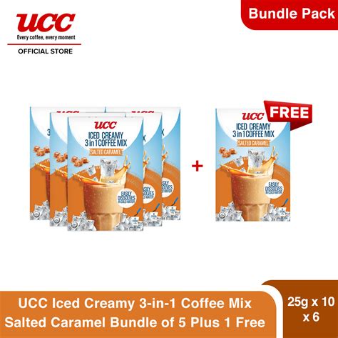 Ucc Iced Creamy Salted Caramel In Coffee Mix G X Bundle Of