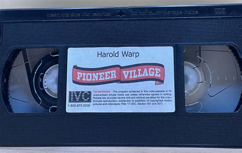 Pioneer Village Minden Nebraska Harold Warp Vhs Buy Get