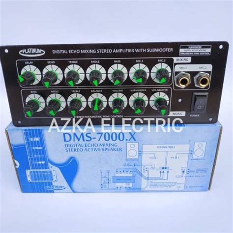 Jual Miliki Juga Kit Power Amplifier Speaker Aktif Plus Digital Echo Mixing Dms 7000 Pdw