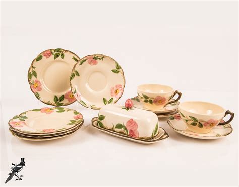 Franciscan Desert Rose Usa Backstamp Dinnerware Set Rare Etsy