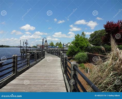 Wilmington North Carolina Boardwalk Stock Photo Image Of Waterfront