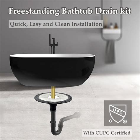 Buy Freestanding Tub Drain Rough In Kit Easy Free Standing Bathtub