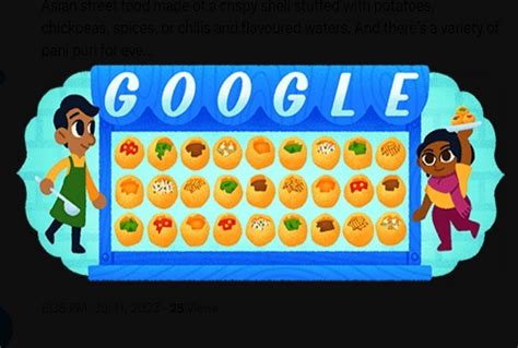 Google Doodle Celebrates Popular Street Food