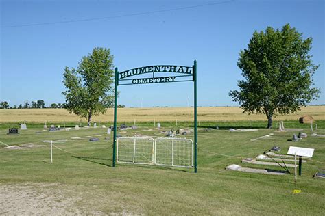 Historic Sites Of Manitoba Blumenthal North Mennonite Cemetery