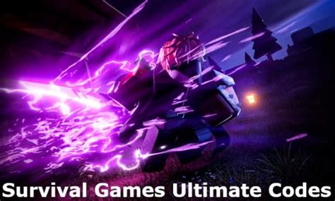 Survival Games Ultimate Codes Roblox Updated