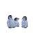 Famille De Pingouins Lumineux Noir Et Blanc Acrylique 0 5M 48 LED