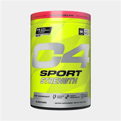 C4 Sport® Strength Pre Workout Powder Cellucor