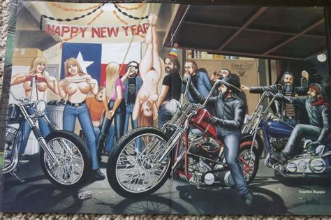 David Mann S Happy New Year Dave Mann Pinterest David Mann And Bikers