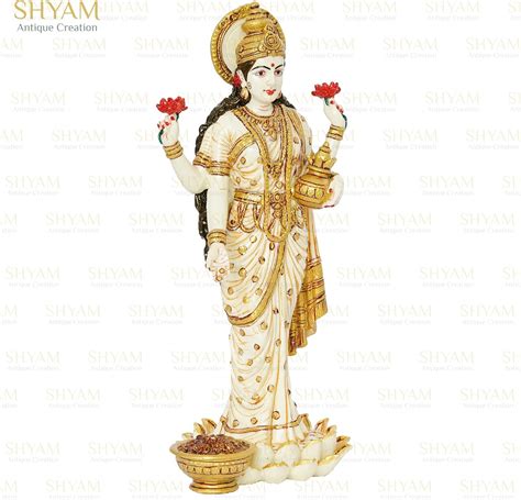 Murti de bendición de Diosa Lakshmi Idol Maa Laxmi Bendición para Pooja