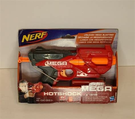 Nerf Hotshock N Strike Mega Blaster Dart Gun Hasbro 2017 With 2 Darts T Ebay