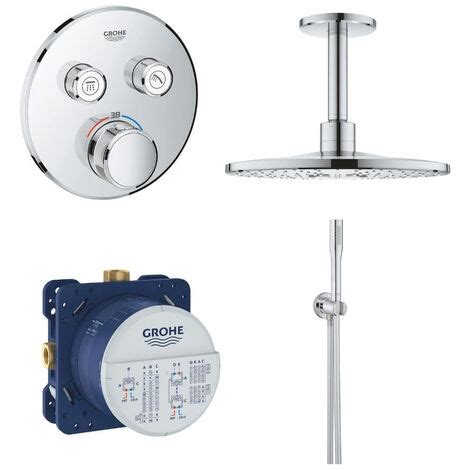 Grohe Robinet Douche Thermostatique Encastrable Grohe Grohtherm