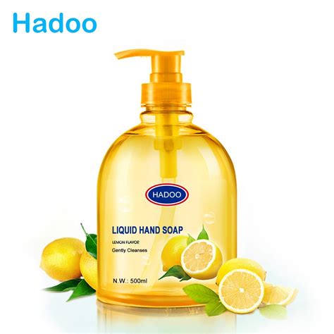 2020 Hot Sale Lemon Liquid Hand Washing Soap For Household Hand Washing