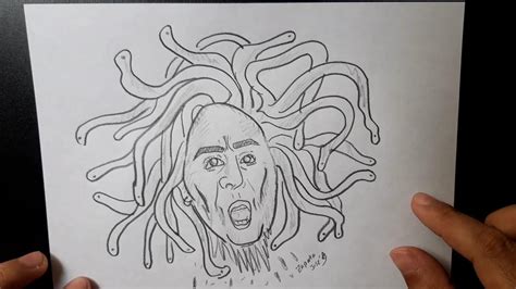 C Mo Dibujar A Medusa Gorgona How To Draw Medusa Gorgon Youtube