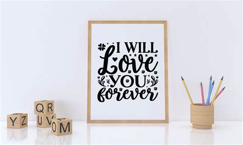 I Will Love You Forever Svg Graphic By Craftstore · Creative Fabrica