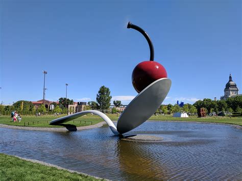 Spoonbridge And Cherry Sculpture Minneapolis Mn 2017 Rminnesota