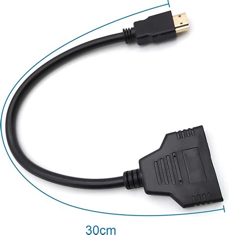 Cable Adaptador Divisor HDMI Divisor HDMI De 1 En 2 Salidas Macho A