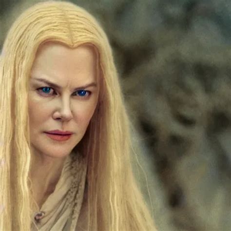 Nicole Kidman As Galadriel In The Lord Of The Rings Stable Diffusion