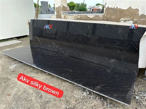 Akv Silky Brown Granite For Flooring Thickness Mm At Rs Sq Ft