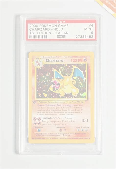 Pokemon Psa 10 Bgs 95 Charizard Base Set 1st Edition No Rarity All