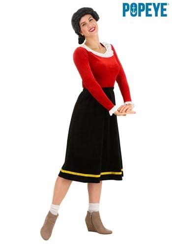 Womens Deluxe Olive Oyl Costume