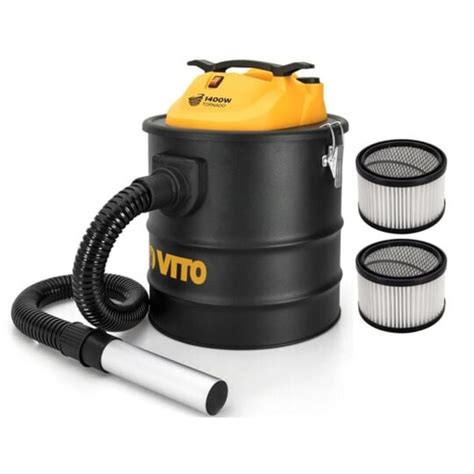 Aspirateur De Cendres Vito 1400w Tornado 18l 2 Filtres Hepa Poêles