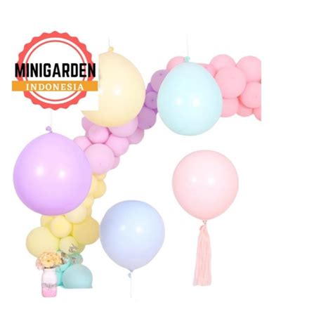 Jual Pack Pcs Balon Latex Doff Pastel Inch Balon Warna Macaron