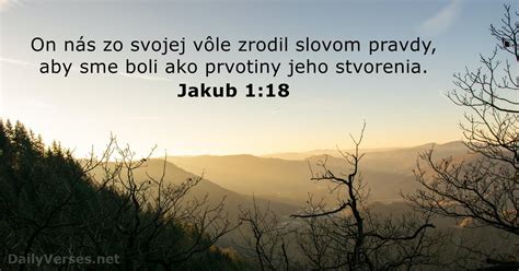 3 marca 2023 Biblický verš dňa Jakub 1 18 DailyVerses net