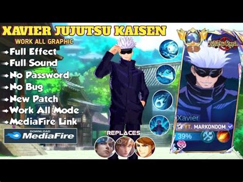 UPDATE Script Skin Xavier Jujutsu Kaisen Gojo Satoru No Password