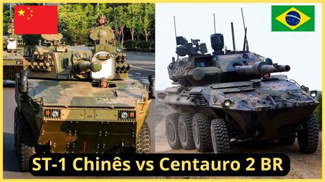 Centauro 2 BR vs ST1 da China o novo blindado brasileiro realmente é