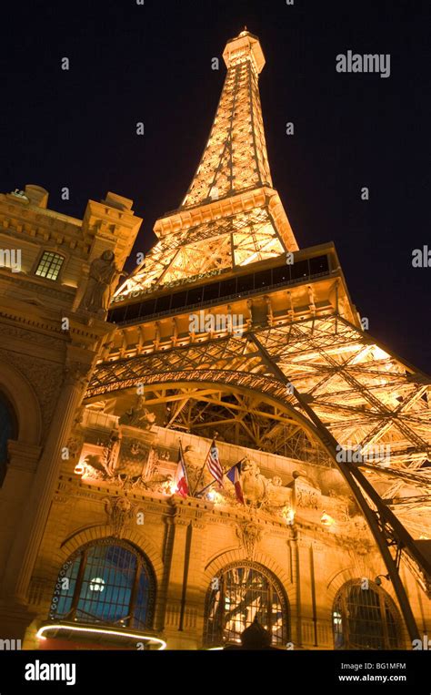 Eiffel Tower at Paris Las Vegas Hotel & Casino, Las Vegas, Nevada, USA ...