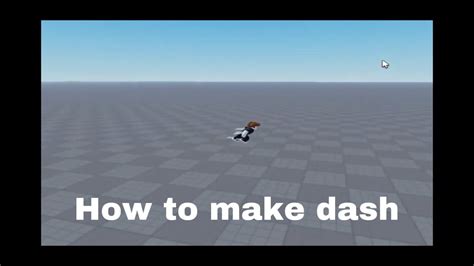 Roblox Studio How To Make Dash Model In Description Youtube