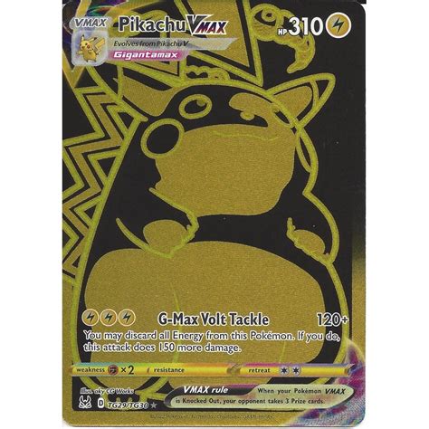 Pokemon Trading Card Game Tg Tg Pikachu Vmax Secret Rare Card