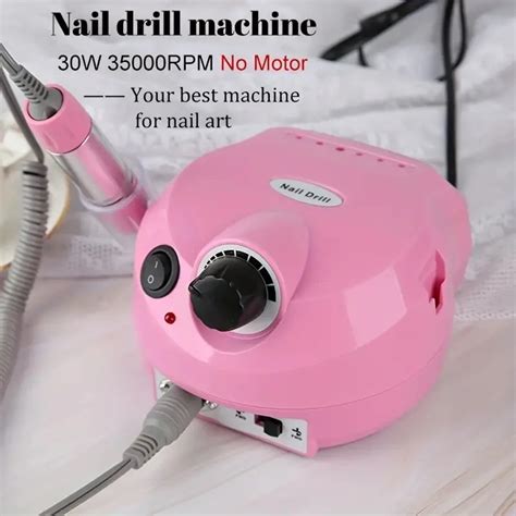 35000 20000 RPM Electric Nail Drill Machine Mill Cutter Sets For