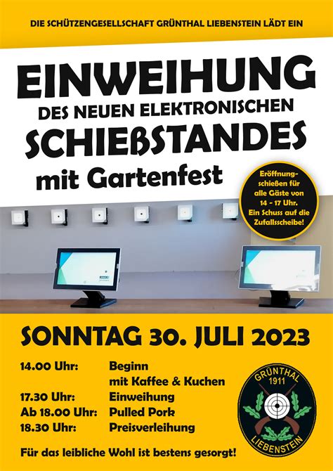 Einladung Zum Einweihung Des Neuen Elektronischen Schie Standes Mit