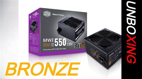 Coolermaster Mwe W Bronze V Power Supply Quick Unboxing Review