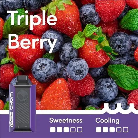 Waka SoPro 10000 Puffs Triple Berry Vape DFO Australia