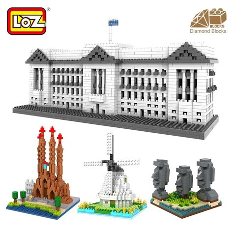 LOZ Blocks Architecture Toy For Kid Building Bricks City DIY Bricks ...